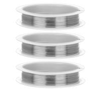 Giantree 3 Rolls 33 Ft Stainless Steel Wire for Jewelry Making Bailing Wire