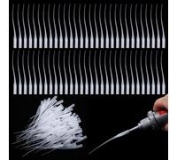Giantree 300 Pcs Plastic Glue Tips, Micro Glue Tip Applicators, Needle Glues Applicator Extender, Precision Glues Dispenser Head for Craft Art Lab Dispensing, 2.95 Inch (For Small Gum Bottles)