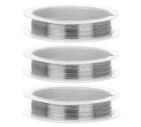 Giantree 3Rolls 0.3mm Gauge Wire for Jewelry Making Baling Wire Snare Wires