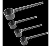 Giantree 4 Pcs Measuring Scoop, Washing Powder Scoop, 2g, 3g, 4g, 5g Scoop for Powder, Protein Scoop 5g Scoops 5 Gram Scoop for Protein Creatine Liquids Cooking Fitness Kitchen