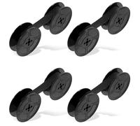 Giantree 4 PCS Universal Typewriter Ribbon Twin Spool Replacement, Typewriter Ribbon Ink Ribbons for Most Typewriters(Black)