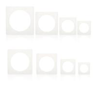 Giantree 8Pcs Circle Template for Drawing, Plastic Circle Stencil Reusable Circle Make Drawing Tool, for Painting and Spraying on Wall or Wood Artists and DIY Projects (Circle)