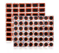 Giantree 96Pcs Rubber Bike Tire Patches, Rubber Patch Outdoor Cycling Bicycle Tire Tool, Bicycle Inner Tube Puncture Patch for Motorcycle BMX Cycling MTB Road Mountain Bicycle A3 (Without Glue)