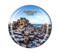 Giant's Causeway Bushmills Northern Ireland UK Fridge Magnet Tourist Souvenir Gift Collection Refrigerator Crystal Magnetic Sticker