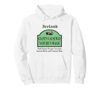Giant's Causeway Ireland Pub Sign Design Irish Souvenir Pullover Hoodie
