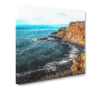 Giant's Causeway Northern Ireland Canvas Print | Gallery Wrapped 30mm Frame Wall Art | 20x20 inches | Ready to Hang | Modern Picture | Living Room Bedroom Lounge Office