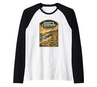 Giant's Causeway Northern Ireland Gift from Giant's Causeway Raglan Baseball Tee