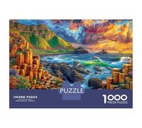 Giants Causeway_ UK 1000 Pieces Jigsaw Puzzle for Adults. Difficult Puzzle, Game Challenge Toy, Home Decoration 52x38cm/1000pcs