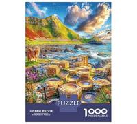 Giants Causeway_ UK 1000 Pieces Jigsaw Puzzle for Adults. Difficult Puzzle, Game Challenge Toy, Home Decoration 52x38cm/1000pcs