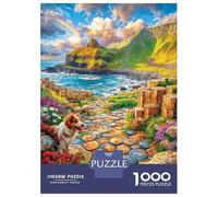 Giants Causeway_ UK Puzzle 1000 Pcs Impossible Jigsaw Puzzle, Challenge Puzzle for Adults & for Age 14 And Up 70x50cm/1000pcs
