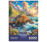 Giants Causeway_ UK Puzzles 1000 Piece. Impossible Puzzles Challenge Toy for Adults& Kids Age 14 Years Up 38x26cm/1000pcs
