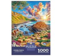 Giants Causeway_ UK Puzzles 1000 Piece. Puzzle Impossible, Puzzle Family Activity Puzzles Game 38x26cm/1000pcs