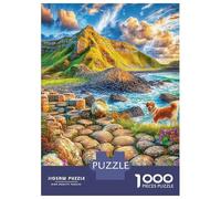 Giants Causeway_ UK Puzzles 1000 Piece. Puzzle Impossible, Puzzle Family Activity Puzzles Game 52x38cm/1000pcs