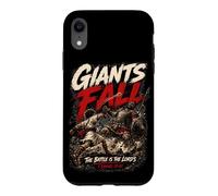 Giants Fall The Battle Is The Lord's David and Goliath Bible Case for iPhone XR