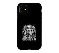 Giants Guard The Sun Egyptian Pharaoh Temple Case for iPhone 11