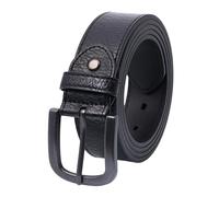 Giantsize Belts for Men Big and Tall Dress Jeans Belt Plus Size 36 to 82 Inch, Classic Black, 44"-47" Waist Adjustable