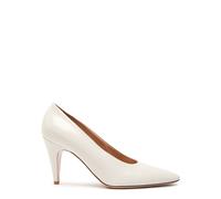 Gianvito Rossi Amelia 85 Patent Leather Pumps - White