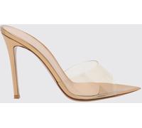 GIANVITO ROSSI Elle PVC and Patent Leather Mule Sandals with High Heel - Size: 36 - female