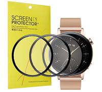 Giaogor Compatible for Huawei Watch GT 3 42mm Screen Protector, 3D Full Coverage PET Soft Screen Protector Film for Huawei Watch GT3 42mm Smartwatch 2021 (3 pack)