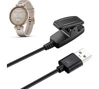 Giaogor Compatible with Garmin Lily Charger, Replacement Charger USB Charging Cable Clip Compatible for Garmin Lily (Black)