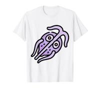 Giardia Giardiasis Microbiology Laboratory Parasite Value Graphic T-Shirt, Men, White, L