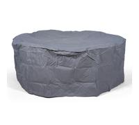 Giardino Round 6 Seater Garden Table & Chairs Set Cover - 1 - Grey