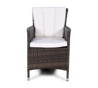 Giardino Savannah Outdoor Rattan Garden Dining Chair - 1 - Brown