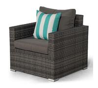 Giardino Sydney Rattan Armchair - Aluminium and Rattan - 1 - Chair