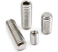 GIAYEU Hex Socket Set Grub Screws,20pcs M12 DIN913 316 A4-80 12.9 Grade Stainless Steel Allen Hexagon Hex Socket Flat Point Set Screw Grub Bolt(M12*14)