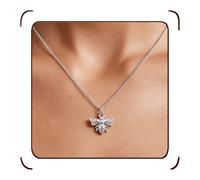 GIAYIER Dainty Bee Necklace for Women Teens, Honey Bee Lovers Gift | Cute Bumblebee Jewelry for Birthday Christmas Mother's Day Mom Daughter Granddaughter Niece Sister Best Friends