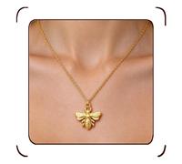 GIAYIER Dainty Bee Necklace for Women Teens, Honey Bee Lovers Gift | Cute Bumblebee Jewelry for Birthday Christmas Mother's Day Mom Daughter Granddaughter Niece Sister Best Friends
