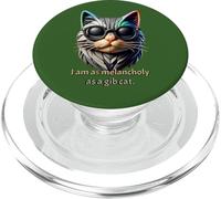Gib Cat Falstaff Quotation Henry Fourth Part One Shakespeare PopSockets PopGrip for MagSafe