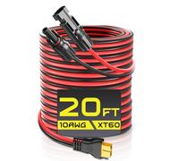 Gibbab Solar Connector to XT60 Charge Extension Cable, 10AWG 20FT XT60 Adapter Cable to Solar Panel Charging Wire for LiFePO4 Battery RV Portable Power Station Ecoflow Solar Generator