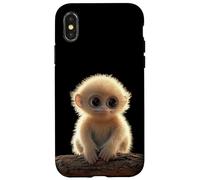 Gibbon Monkey Baby Monkeys Apes Lar Gibbons Cute Monkey Case for iPhone X/XS