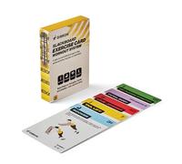 GIBBON SlackBoard Exercise Cards for Home Workouts - Improve Balance, Strength, Mobility with Fitness Workout Cards for Slack Board, 52 Cards in Deck