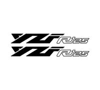GIBOH Motorbike Sticker for Y&AMAHA YZFR125 YZF R125 2008-2016 2017 2018 2019 2020 2021 2022 2023 Motorcycle Stickers Decal Accessories (Color : Black- Silver)
