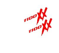GIBOH Motorbike sticker Motorcycle Decal Sticker Accessories For H&ONDA CBR 1100 XX CBR1100 XX Super Blackbird 1997-2001 2002 2003 2004 2005 2006 2007 (Color : Black- Silver)