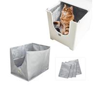 Gibolaby Reusable Flip F Liners, Compatible with Modkat Flip Litter Box, 2 Pack of Durable Flip Liners Type F