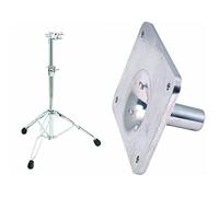 Gibraltar 6713E Spezial-Stander Multiklammer Professional Series,Black & Special stands Mounting plate SC-EMMP,Silver