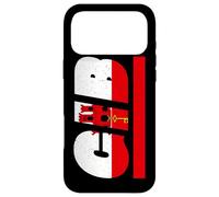 Gibraltar Design GIB. Gibraltarian Outfit with Flag Case for iPhone 17 Pro Max