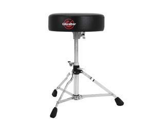 GIBRALTAR Drum Stool 4000 Series, 4608 (Diameter: 33cm, Easy Transport, Height Adjustable, Single Strut Base, 'Super Foot' Rubber Feet, stability, comfortable)