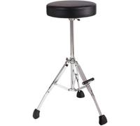 Gibraltar Drum Stool, Drum Stool Compact Performance (round seat, diameter: 33cm, fixed height: 53 cm, vinyl seat, memory lock, double braced base, 'Super Foot' rubber feet)