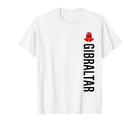 Gibraltar Flag Vertical T-Shirt