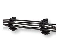 Gibraltar Gibralter DJ-CBLMAN Rack Cable Management Clips 4PK, Black