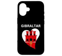 Gibraltar Heart Flag Design Case for iPhone 16
