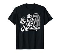 Gibraltar Monkeys Rock Coastal Travel Graphic T-Shirt