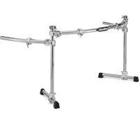 Gibraltar Rack System - Chrome Series II Curved with Wings GDR125C-CHR - 1x46“ - 2x24” curved rack rods - 2x30" straight with cymbal arm adapter