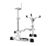 Gibraltar Rack System Stealth VMS - System, GSVMS-KIT | Low-Profile for Drum Set Kit Setup with Tom Mounting Posts, Snare Basket, Connecting Tube & Compact Drum Hardware Rack System