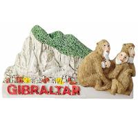 Gibraltar UK Tourist Souvenir 3D Fridge Magnet Home Kitchen Refrigerator Decoration Magnet Keepsake Craft