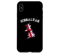 Gibraltar Vintage Gibraltar Flag Map Design Case for iPhone XS Max